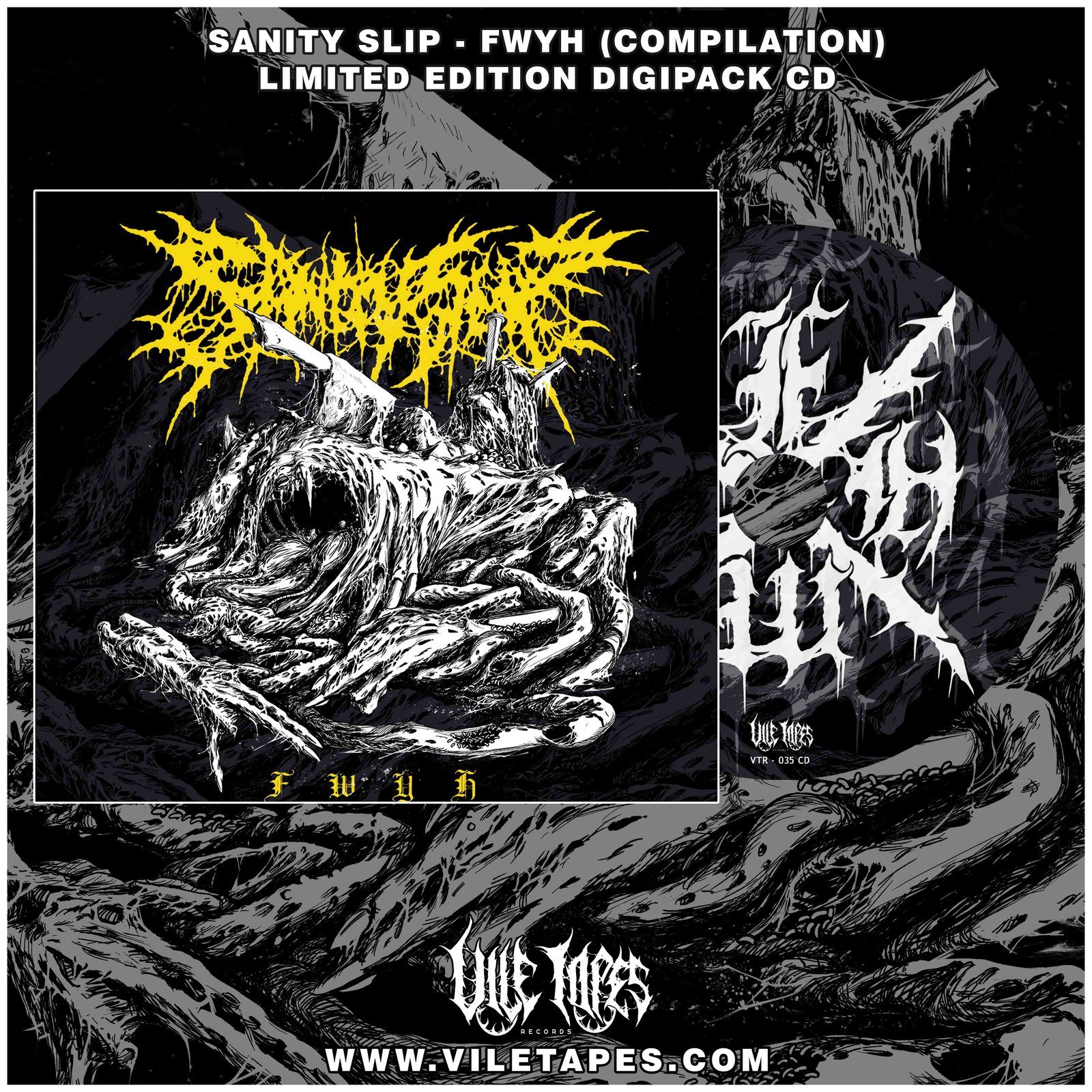 SANITY SLIP - FWYH [LIMITED EDITION DIGIPACK CD] | viletapesrecords